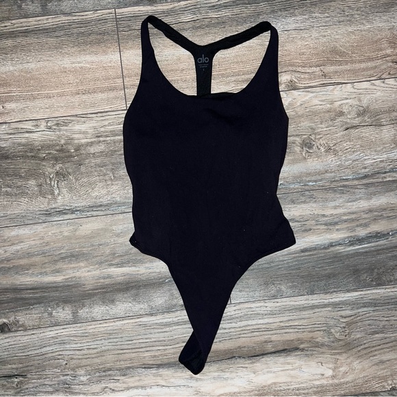 ALO Yoga Tops Alo Yoga Black Bodysuit Poshmark